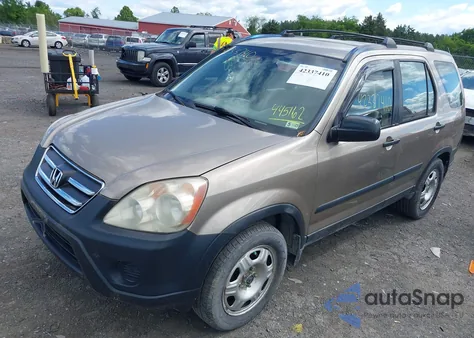 2006 Honda Cr-V Lx из США, поврежденный, VIN SHSRD78536U445162